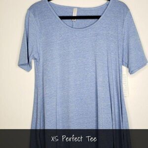 LuLaRoe Perfect T XS Solid Blue NEW